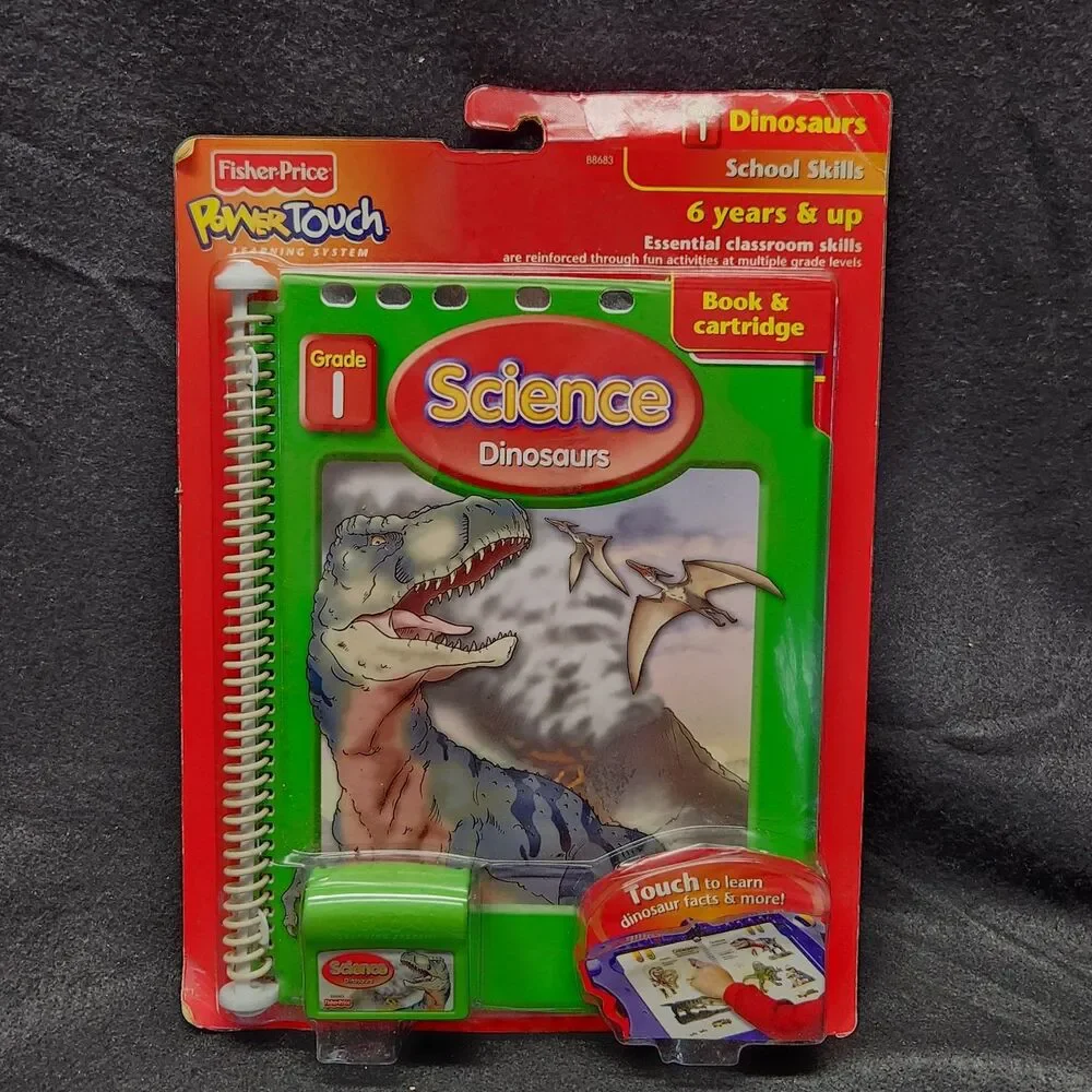 Fisher-Price Power Touch Book: Science: Grade 1: Dinosaurs Learning School Skill